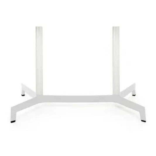 BASE RESOL SPUTNIK DOUBLE | Pie Doble de Mesa para Restaurante | 71.5 cm | Aluminio Anodizado | Protección Rayos UV | Interior + Exterior - 02083 - Resol - NOGAL BEAT - mesa
