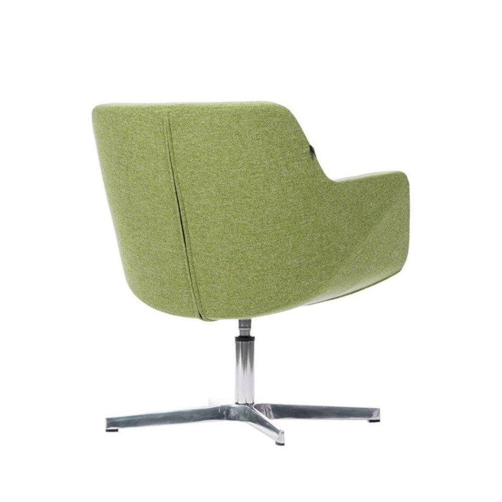 Bratti Silla Kinzica S Ks01 Oficina Poliuretano Flexible Inyectado Base Rotatoria Metal Interior - KS01-G1 - Bratti - NOGAL BEAT - Sillas