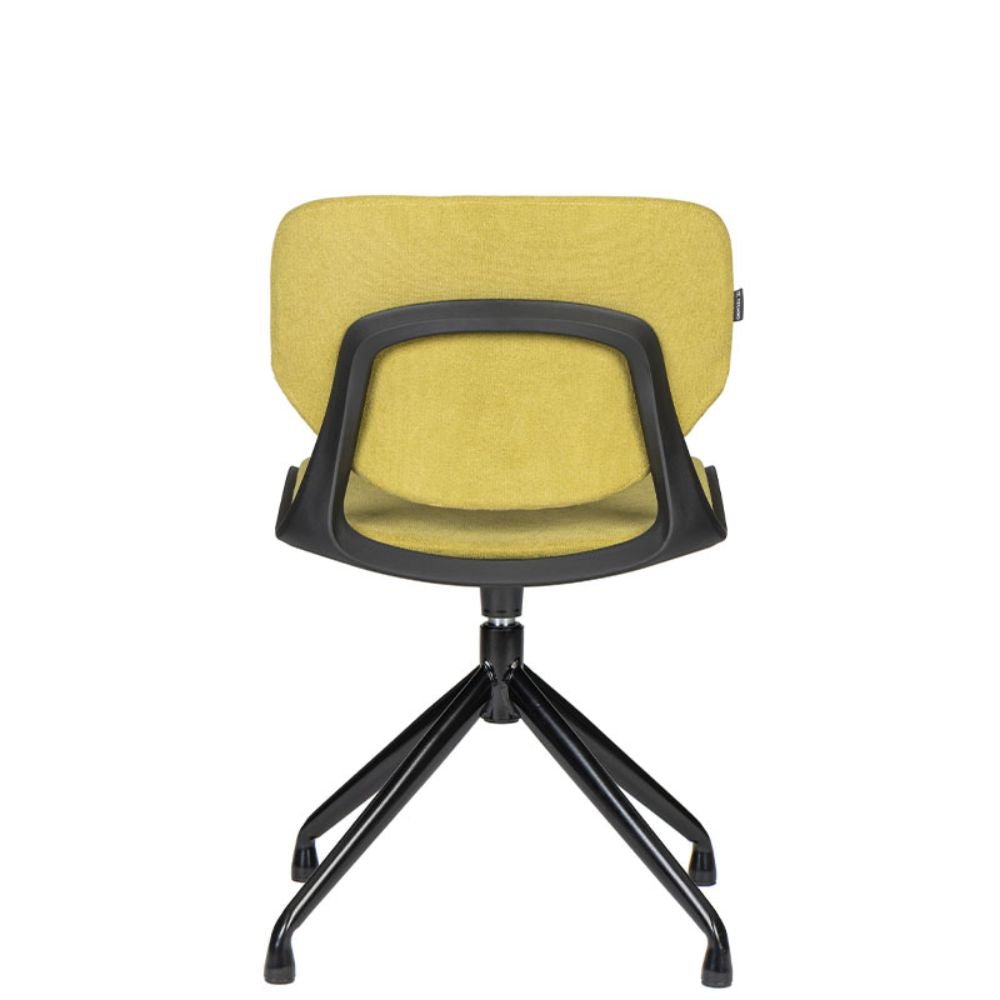 Bratti Silla VELA SPIDER Polipropileno - VELA SPIDER Asiento tapizado Addison - Bratti - NOGAL BEAT -