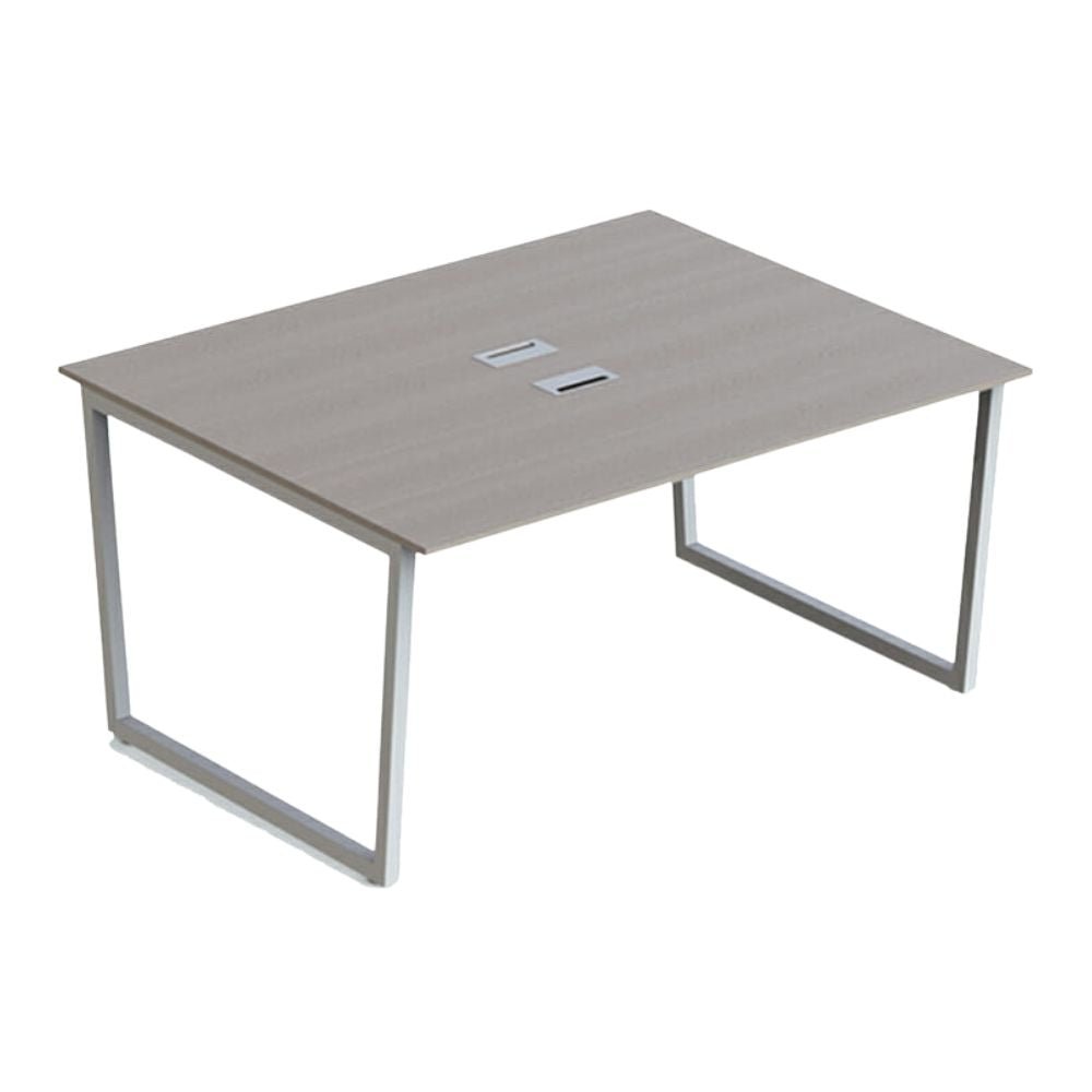 Escritorio para Oficina - OFIK VASARI 871 - Cubierta en Melamina y Estructura en Acero - 871 - OFIK - NOGAL BEAT - Escritorio