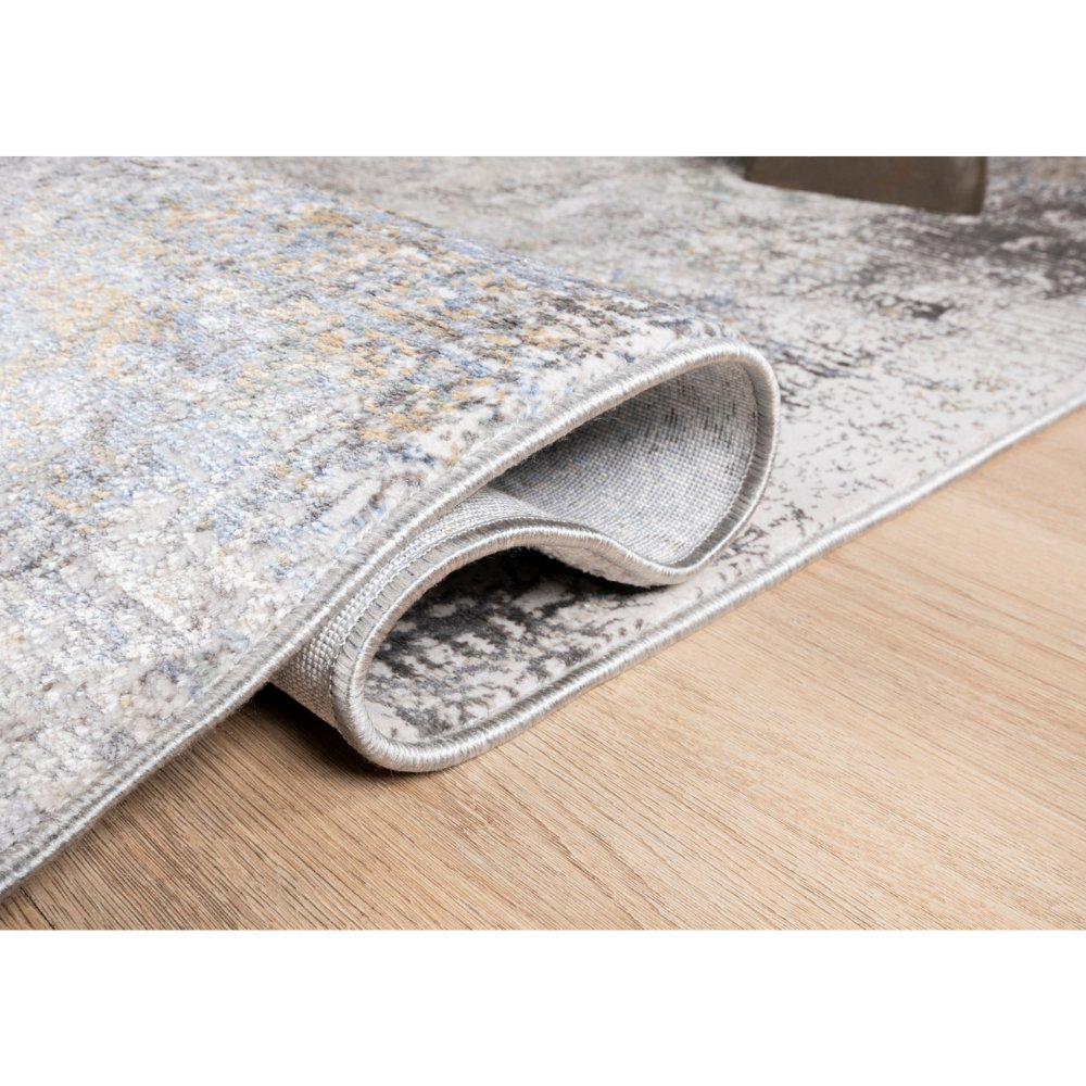 LAVIN ADARA T2257 | Tapete Decorativo para Hogar Oficina | Varias Medidas | Verde Oro Gris | Interior - T2257-60 x 90 - LAVIN - NOGAL BEAT -