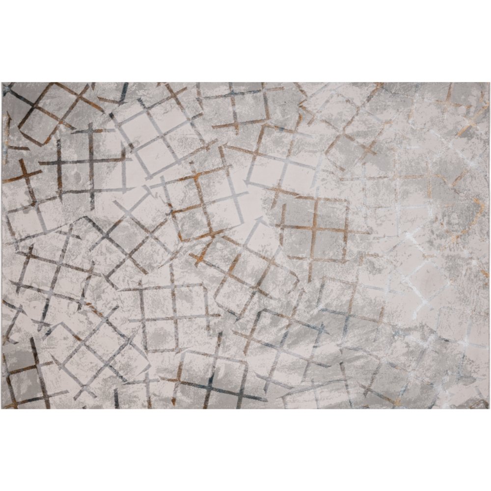 LAVIN ADARA T2259 | Tapete Decorativo para Proyectos Interioristas | Tono Oro + Gris + Azul | Varias Medidas | Interior - T2259-60 x 90 - LAVIN - NOGAL BEAT - Tapetes