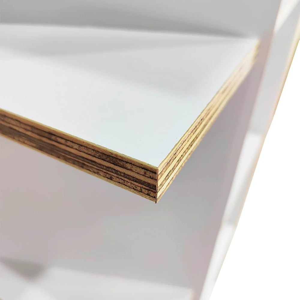 LIBRERO NOGAL BEAT LIBR0904385 ESQUINERO REGGO | Librero Esquinero para Sala de Estar | Estructura Laminado Plástico | Soportes de Madera | Interior - LIBR0904385 - Mundo In - NOGAL BEAT - Librero