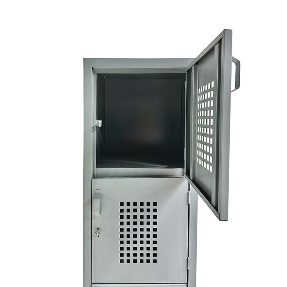 LOCKER OFIK 321 | Locker para Empresa | 5 Puertas | Perforado | Interior - OFK 321 - OFIK - NOGAL BEAT - Mobiliario