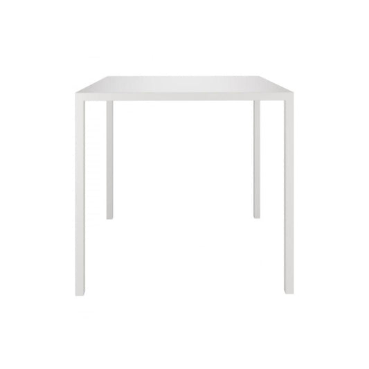 MESA COLOS QU700 | Mesa Visitante Al Aire Libre Jardines Balcones Terraza | 74 cm | Base 4 Puntas Chapa Pintada | Lamina de Metal | Exterior - QU700 - Colos - NOGAL BEAT - Mesas