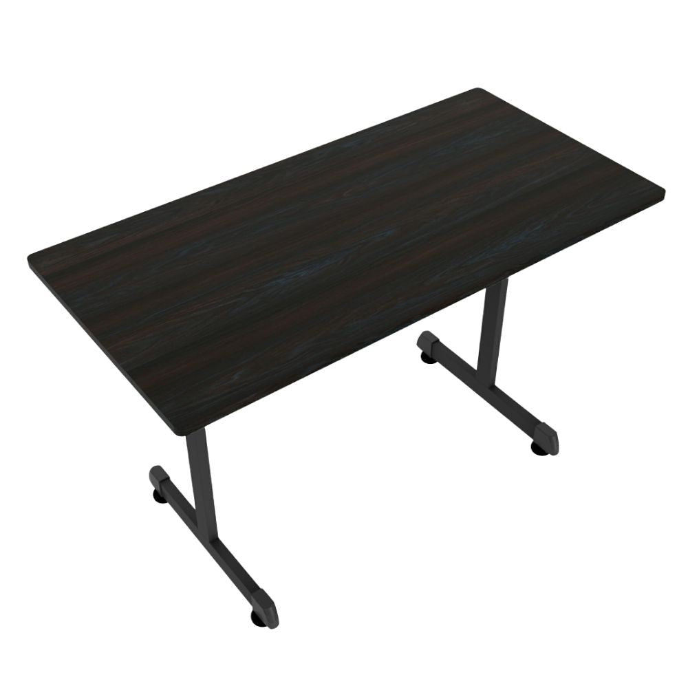 Mesa de Trabajo para oficina - OFIK 728 - Cubierta en Melamina y Estructura en Acero - 728 - OFIK - NOGAL BEAT - Escritorio