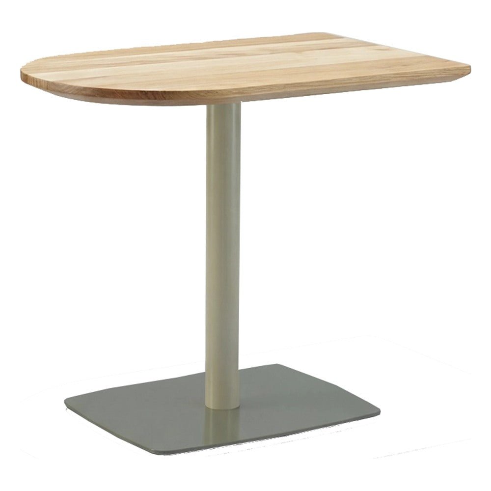 Mesa en Forma "D" para Sala de Espera - GEBESA GRC ONESIMA - Frente 75 cm - GGRO573243030 - GEBESA - NOGAL BEAT - Mesa Comercial Interior