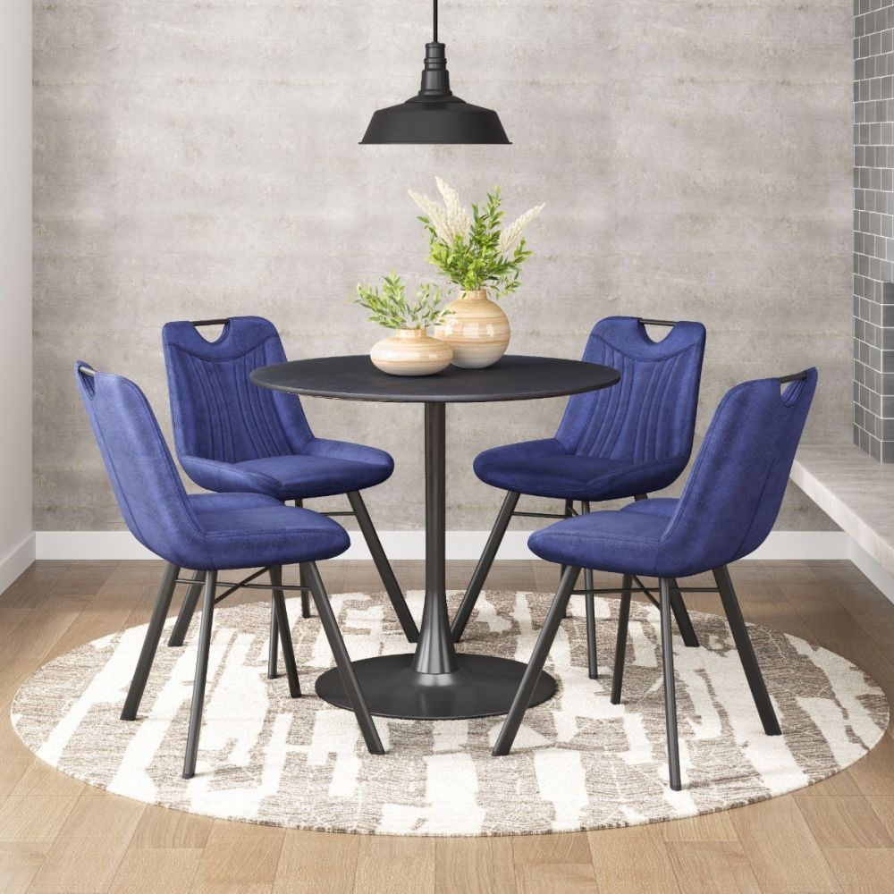 Mesa Redonda para Cafetería - ZUO 109558 OPUS - Negro - 109558 - Zuo - NOGAL BEAT - mesa