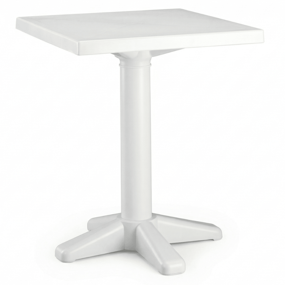 MESA RESOL BANYOLES 70 X 70 | Mesa Comercial Ocasional para Cafeterías Terraza | 73 cm | Polipropileno | Exterior - 1522 - Resol - NOGAL BEAT - Mesas