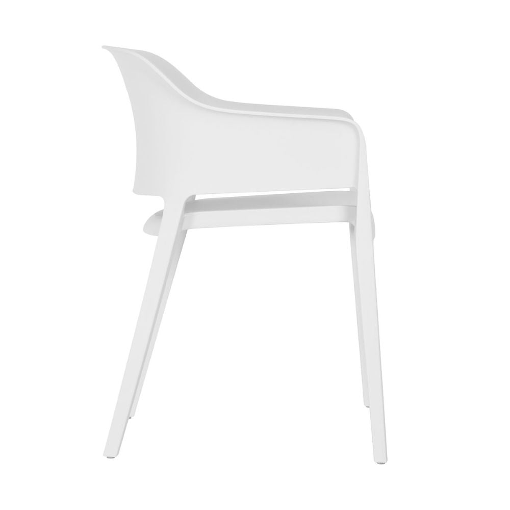 SILLA KINGSTRONG CAPRI SILL0903766 | Silla Ocasional Restaurantes Cafetería Zona de Alimentos | Descansa-Brazos | Base 4 Puntas | Polipropileno | Exterior + Interior | Local Fonda Bistró Comercio de Comida Mercado Centros de Alimentos Comedor Hogar