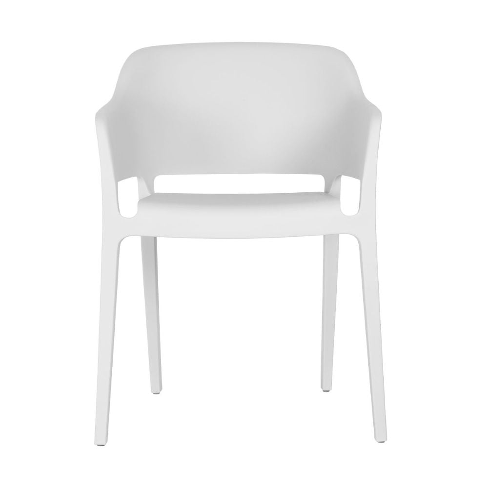 SILLA KINGSTRONG CAPRI SILL0903766 | Silla Ocasional Restaurantes Cafetería Zona de Alimentos | Descansa-Brazos | Base 4 Puntas | Polipropileno | Exterior + Interior | Local Fonda Bistró Comercio de Comida Mercado Centros de Alimentos Comedor Hogar