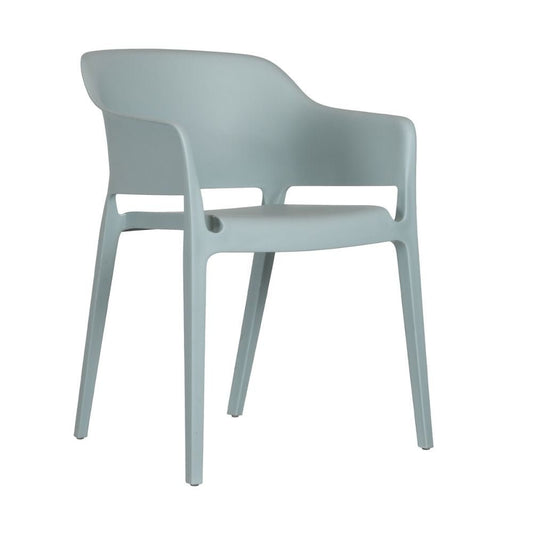 SILLA KINGSTRONG CAPRI SILL0903766 | Silla Ocasional Restaurantes Cafetería Zona de Alimentos | Descansa-Brazos | Base 4 Puntas | Polipropileno | Exterior + Interior | Local Fonda Bistró Comercio de Comida Mercado Centros de Alimentos Comedor Hogar