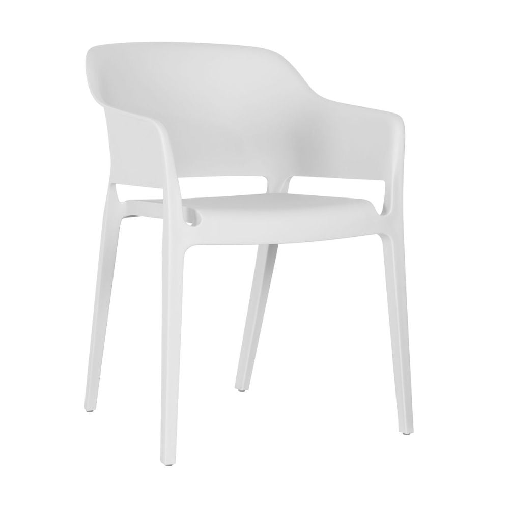 SILLA KINGSTRONG CAPRI SILL0903766 | Silla Ocasional Restaurantes Cafetería Zona de Alimentos | Descansa-Brazos | Base 4 Puntas | Polipropileno | Exterior + Interior | Local Fonda Bistró Comercio de Comida Mercado Centros de Alimentos Comedor Hogar