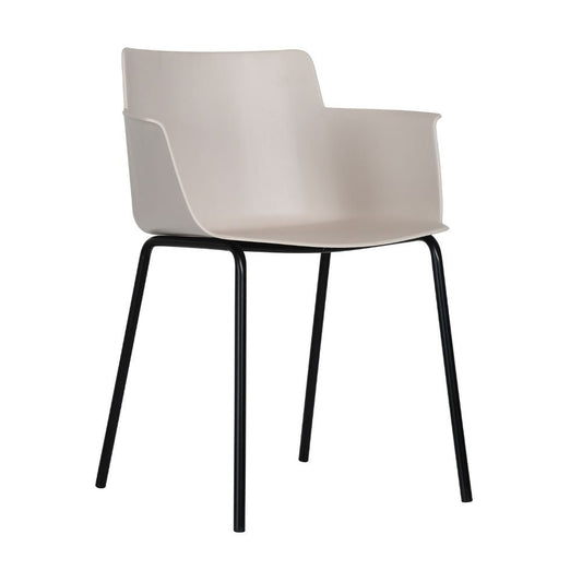 SILLA KINGSTRONG Potenza 822 SILL0903764 | Silla Ocasional | Estructura Metal | Polipropileno | Interior + Exterior | Poliuretano Alto Respaldo de Polipropileno Fabricada con Estructura Metálica Asiento y respaldo de plástico Varios Colores Minimalista Potenza, Sillas para Comedor Jardín, Restaurante, Oficina, Escritorio, Mesa, Cocina y Sala  moderna Silla de Plástico con Base Metálica para Decoración Interior y Exterior  Muebles de Oficina de Alta Calidad, Desde Sillas de Oficina y Escritorios Hasta Mueble