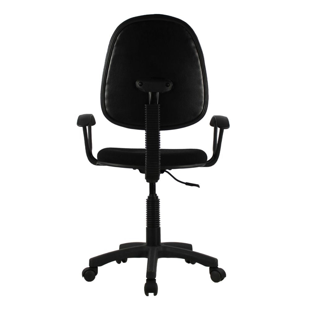 SILLA KINGSTRONG JM-009 SILL0360351 | Silla Secretarial Uso Oficina Laboral para Escritorio | Descansabrazos | Base Estrella Rodajas | Tapizado Tela | Interior