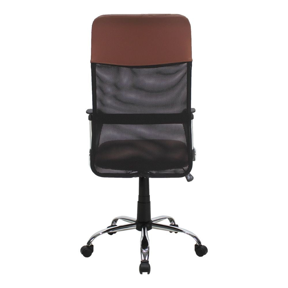 SILLA KINGSTRONG JM-2006A | Silla Ejecutiva Uso de Oficina | Base Estrella Cromada | Tapizado Mesh | Plástico Metal | Interior