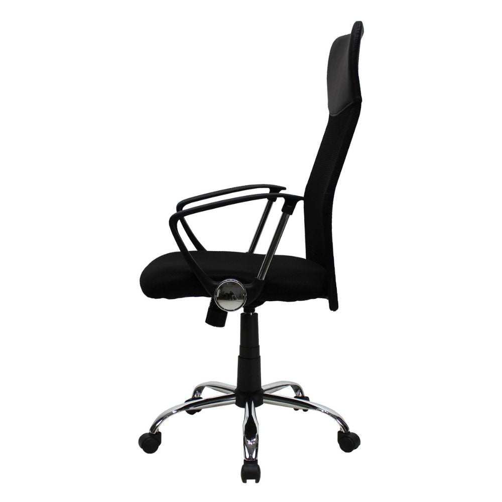 SILLA KINGSTRONG JM-2006A | Silla Ejecutiva Uso de Oficina | Base Estrella Cromada | Tapizado Mesh | Plástico Metal | Interior