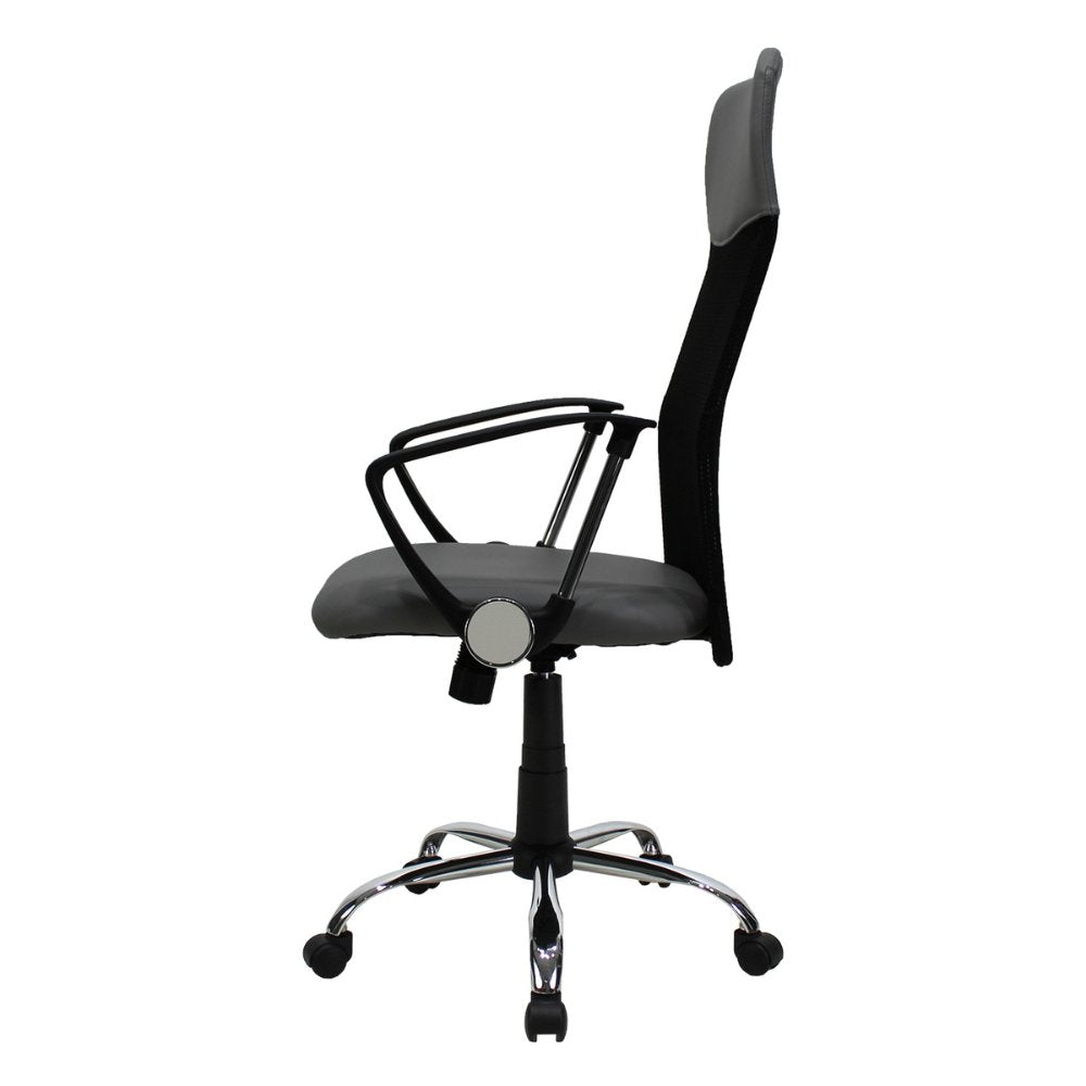 SILLA KINGSTRONG JM-2006A | Silla Ejecutiva Uso de Oficina | Base Estrella Cromada | Tapizado Mesh | Plástico Metal | Interior