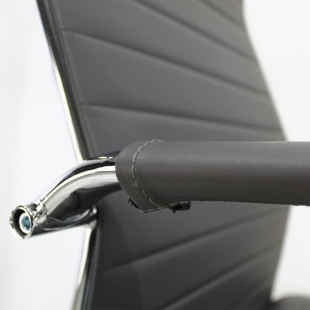 SILLA KINGSTRONG JM-A05 Premium SILL0362507 | Silla Ejecutiva Uso de Oficina | Base Estrella Giratoria | Tapizado Tela | Poliuretano | Acero Cromado | Interior | Acero Cromado Madera Tapizado en PU Poliuretano Alto Respaldo Marco Metálico Respaldo Acojinado Reclinable Largos Descansabrazos Base Móvil Estrella Cromada Para Buena Postura Base Pistón Neumático Palanca Reguladora Comodidad Buen Diseño Oficina Home Office Corporativo Rodajas de Nylon Comodidad Espacio de Trabajo Mundo In