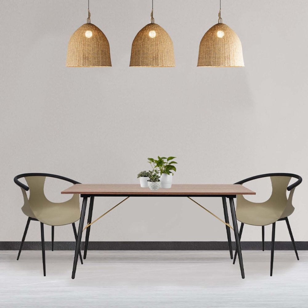 Nogal Beat Mesa de Comedor Luxo 160x90 - MESA0903534 - Mundo In - NOGAL BEAT -