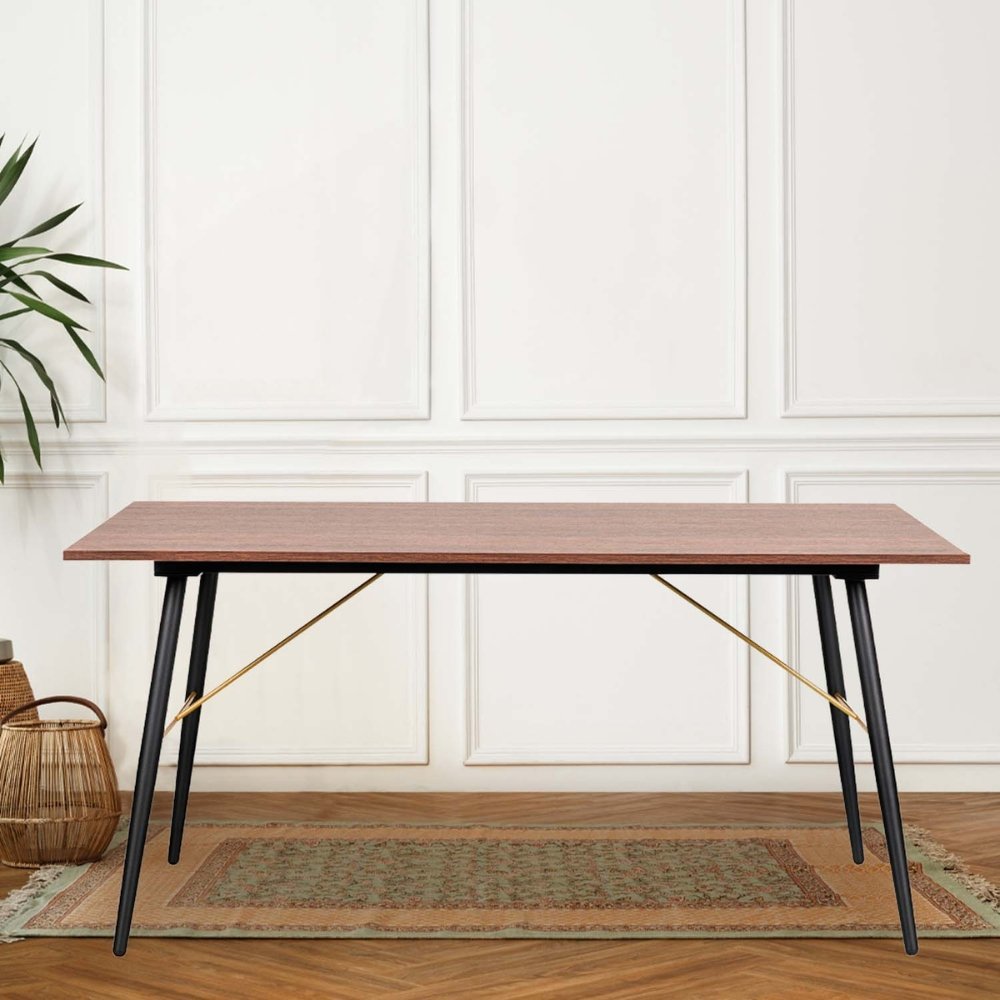 Nogal Beat Mesa de Comedor Luxo 160x90 - MESA0903534 - Mundo In - NOGAL BEAT -