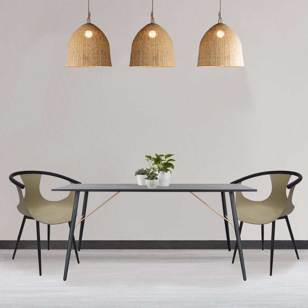 Nogal Beat Mesa de Comedor Luxo 160x90 - MESA0903534 - Mundo In - NOGAL BEAT -