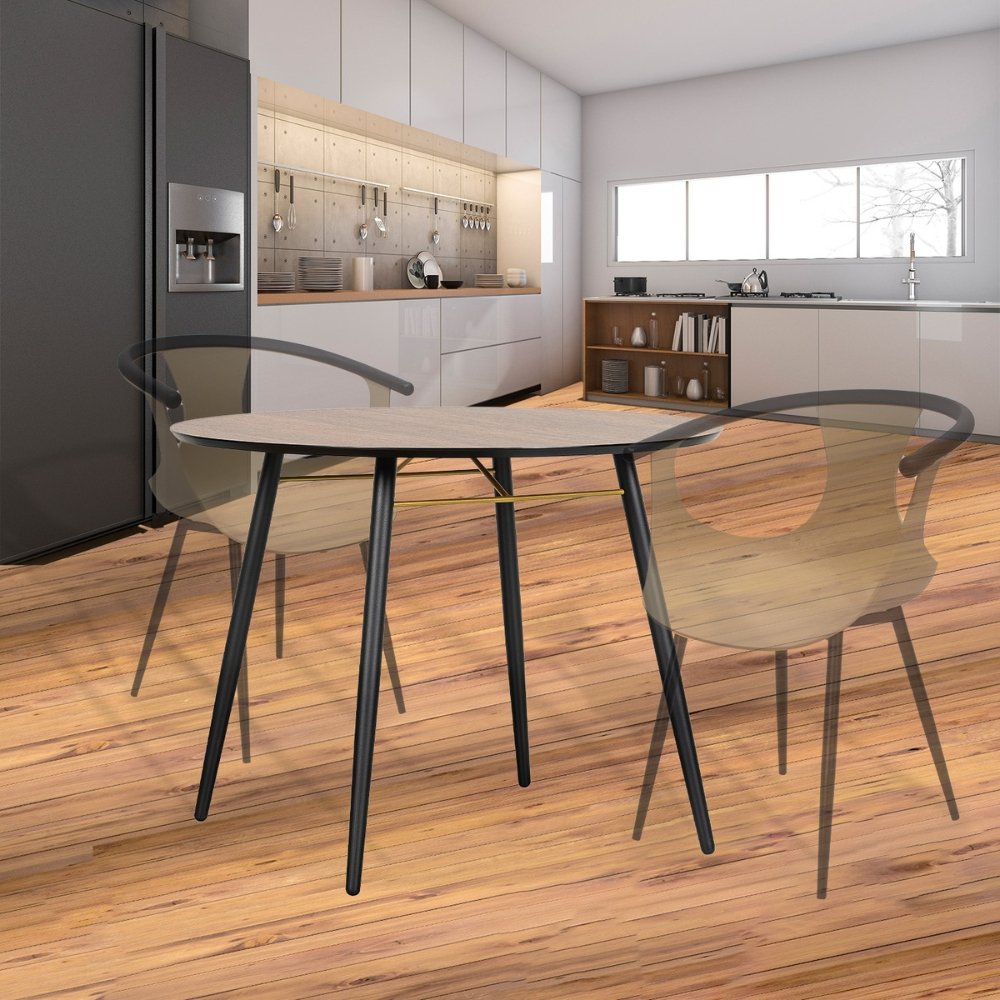 Nogal Beat Mesa de Comedor Onno 100 Uso Interior - MESA0903535 - Mundo In - NOGAL BEAT -