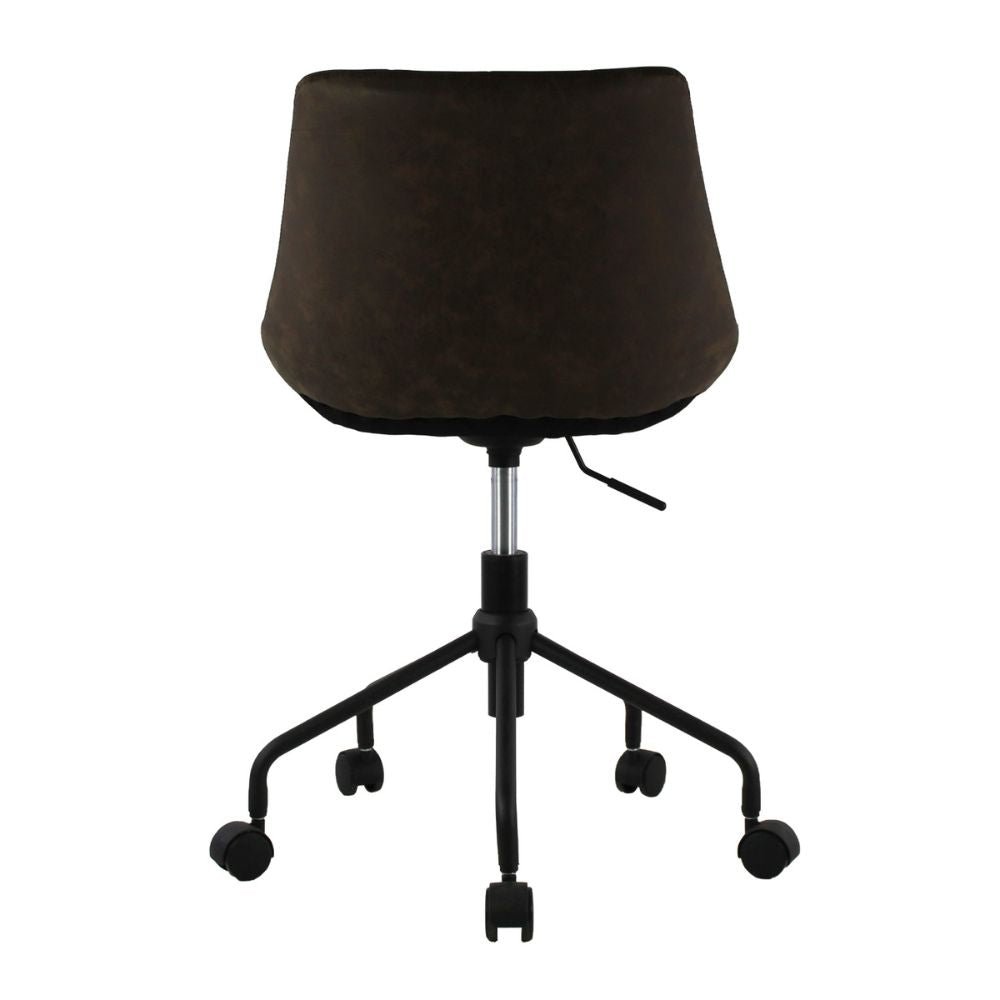 SILLA KINGSTRONG ONTARIO MOB-1102 SILL0362904 | Silla Secretarial Ocasional Uso Oficina Laboral para Escritorio | Base Estrella Rodajas | Patrón Cuadrado Vinil | Interior | Secretarial para Escritorio Oficina Despacho Bufete Agencia para uso Laboral Empresarial Trabajo Ejecutiva