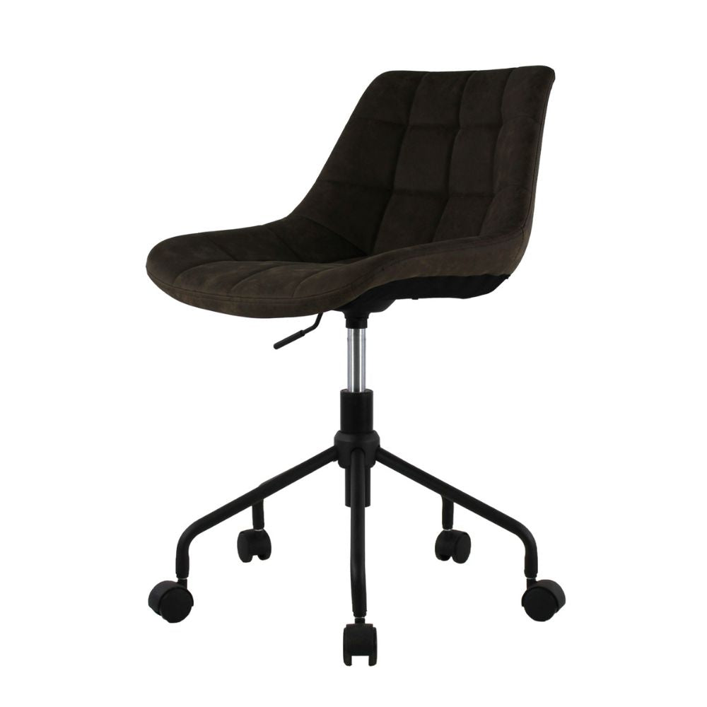 SILLA KINGSTRONG ONTARIO MOB-1102 SILL0362904 | Silla Secretarial Ocasional Uso Oficina Laboral para Escritorio | Base Estrella Rodajas | Patrón Cuadrado Vinil | Interior | Secretarial para Escritorio Oficina Despacho Bufete Agencia para uso Laboral Empresarial Trabajo Ejecutiva