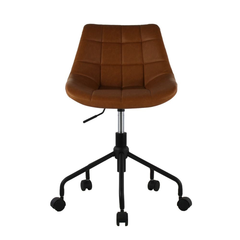 SILLA KINGSTRONG ONTARIO MOB-1102 SILL0362904 | Silla Secretarial Ocasional Uso Oficina Laboral para Escritorio | Base Estrella Rodajas | Patrón Cuadrado Vinil | Interior | Secretarial para Escritorio Oficina Despacho Bufete Agencia para uso Laboral Empresarial Trabajo Ejecutiva