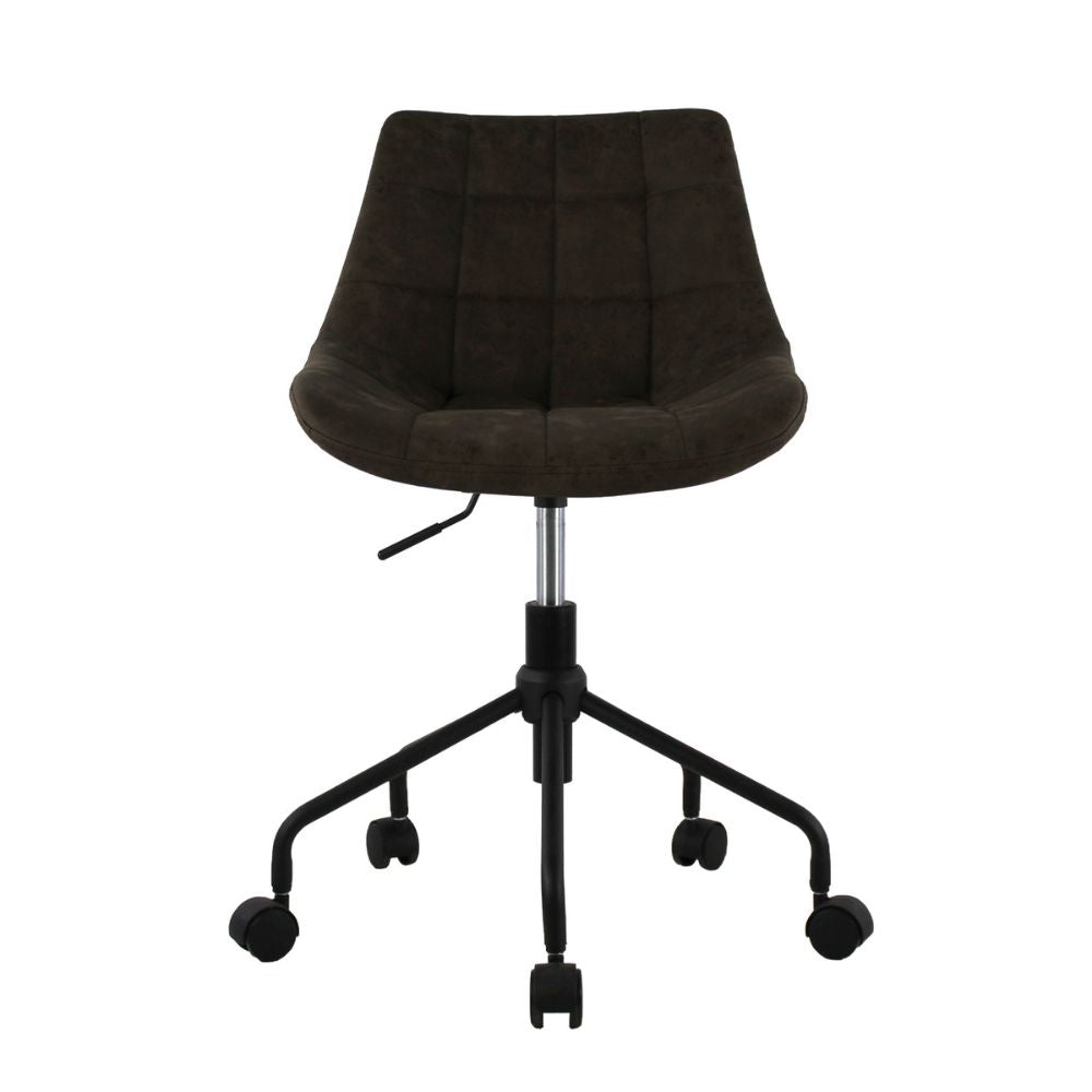 SILLA KINGSTRONG ONTARIO MOB-1102 SILL0362904 | Silla Secretarial Ocasional Uso Oficina Laboral para Escritorio | Base Estrella Rodajas | Patrón Cuadrado Vinil | Interior | Secretarial para Escritorio Oficina Despacho Bufete Agencia para uso Laboral Empresarial Trabajo Ejecutiva