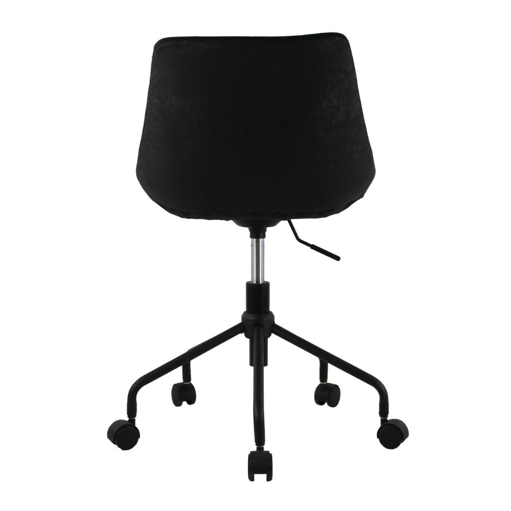 SILLA KINGSTRONG ONTARIO MOB-1102 SILL0362904 | Silla Secretarial Ocasional Uso Oficina Laboral para Escritorio | Base Estrella Rodajas | Patrón Cuadrado Vinil | Interior | Secretarial para Escritorio Oficina Despacho Bufete Agencia para uso Laboral Empresarial Trabajo Ejecutiva