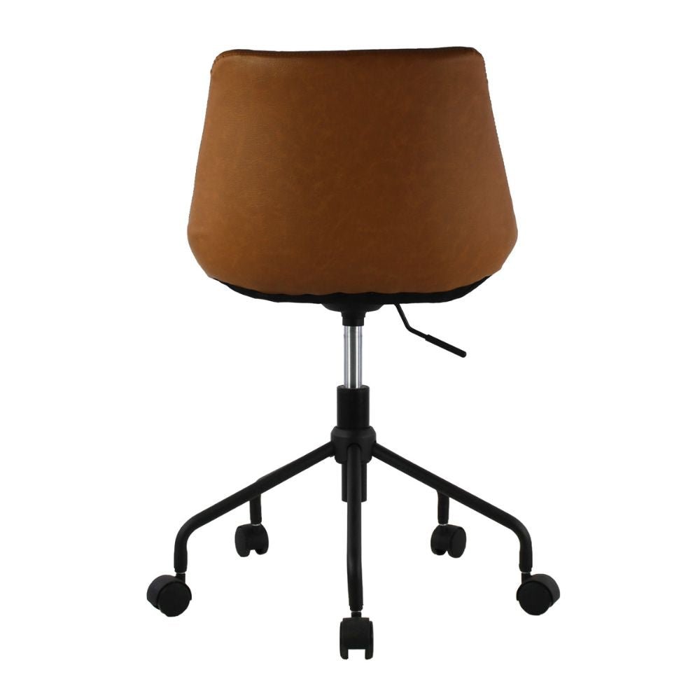 SILLA KINGSTRONG ONTARIO MOB-1102 SILL0362904 | Silla Secretarial Ocasional Uso Oficina Laboral para Escritorio | Base Estrella Rodajas | Patrón Cuadrado Vinil | Interior | Secretarial para Escritorio Oficina Despacho Bufete Agencia para uso Laboral Empresarial Trabajo Ejecutiva