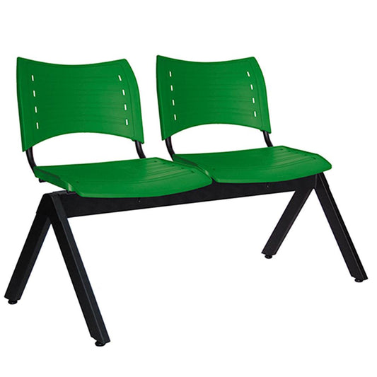 Offiho Banca Innova Ohr-2700-2P Visita Polipropileno Base Acero Uso Interior - OHR-2700-2P - OFFIHO - NOGAL BEAT - Banca