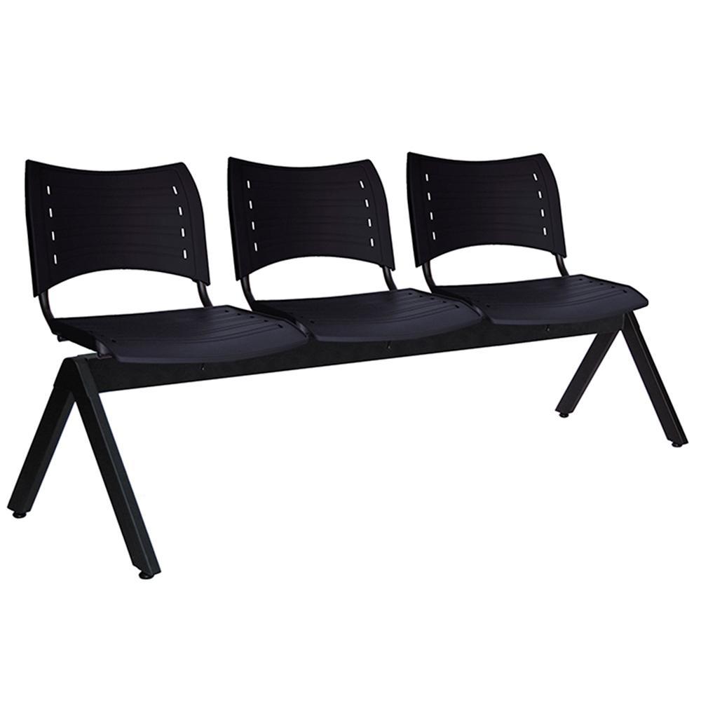 Offiho Banca Innova Ohr-2700-3P Visita Polipropileno Base Acero Uso Interior - OHR-2700-3P - OFFIHO - NOGAL BEAT - Banca