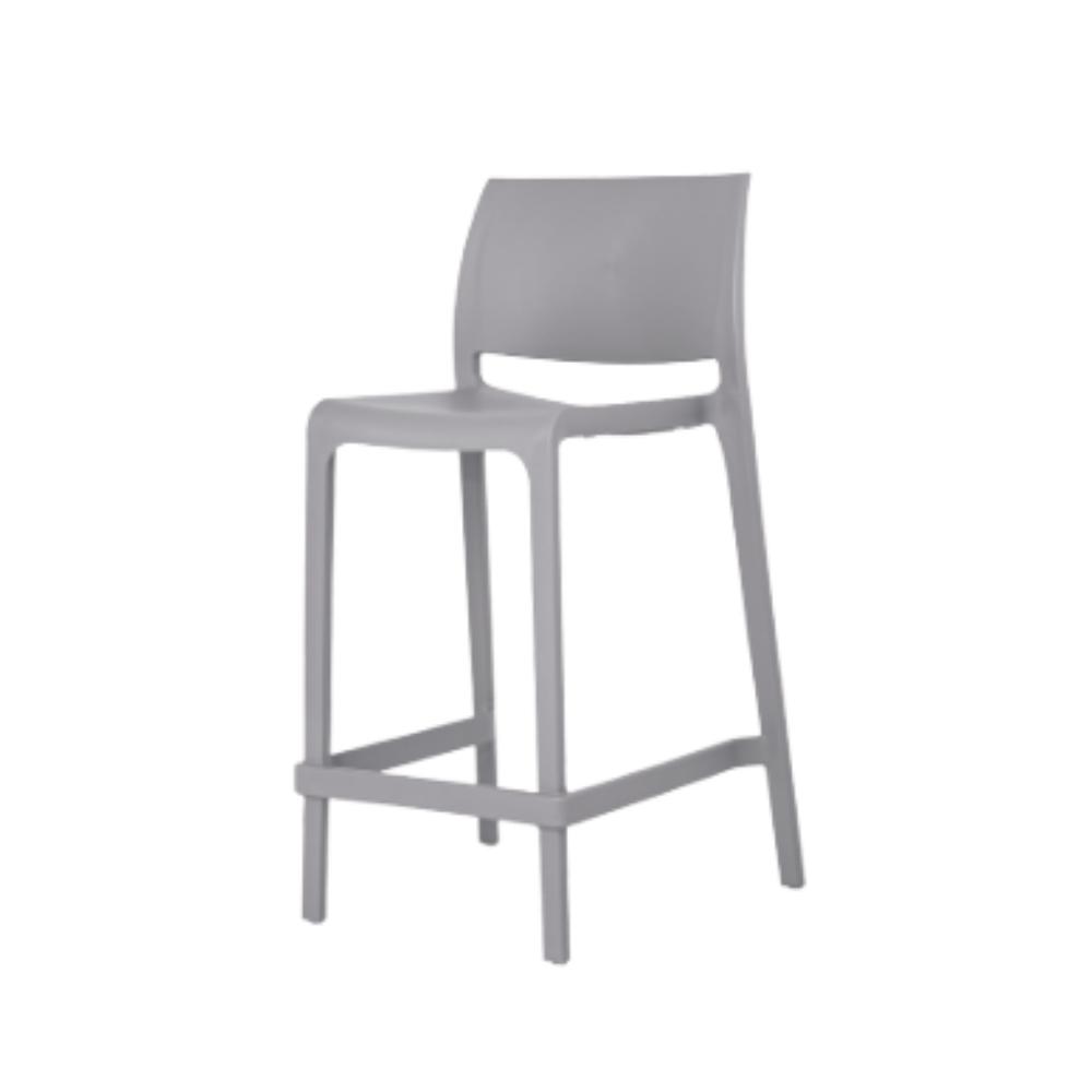 BANCO OFFIHO Sensilla OHV-7211C | Banco Cocina Terraza | Resistente Rayos UV | Polipropileno | Interior + Exterior Resistente Intemperie Rayos UV Ambiente Salino Bar Cafeteria Colorido s Aire Libre Plastico Restaurante