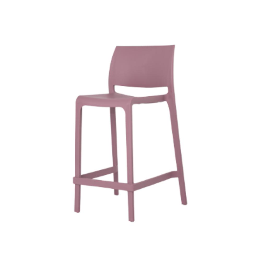 BANCO OFFIHO Sensilla OHV-7211C | Banco Cocina Terraza | Resistente Rayos UV | Polipropileno | Interior + Exterior Resistente Intemperie Rayos UV Ambiente Salino Bar Cafeteria Colorido s Aire Libre Plastico Restaurante