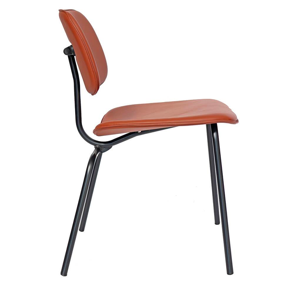 Offiho Black Silla Silhouette OHV-142 Tapizado Soft Revolving Leather - OHV-142 - OFFIHO - NOGAL BEAT - Sillas