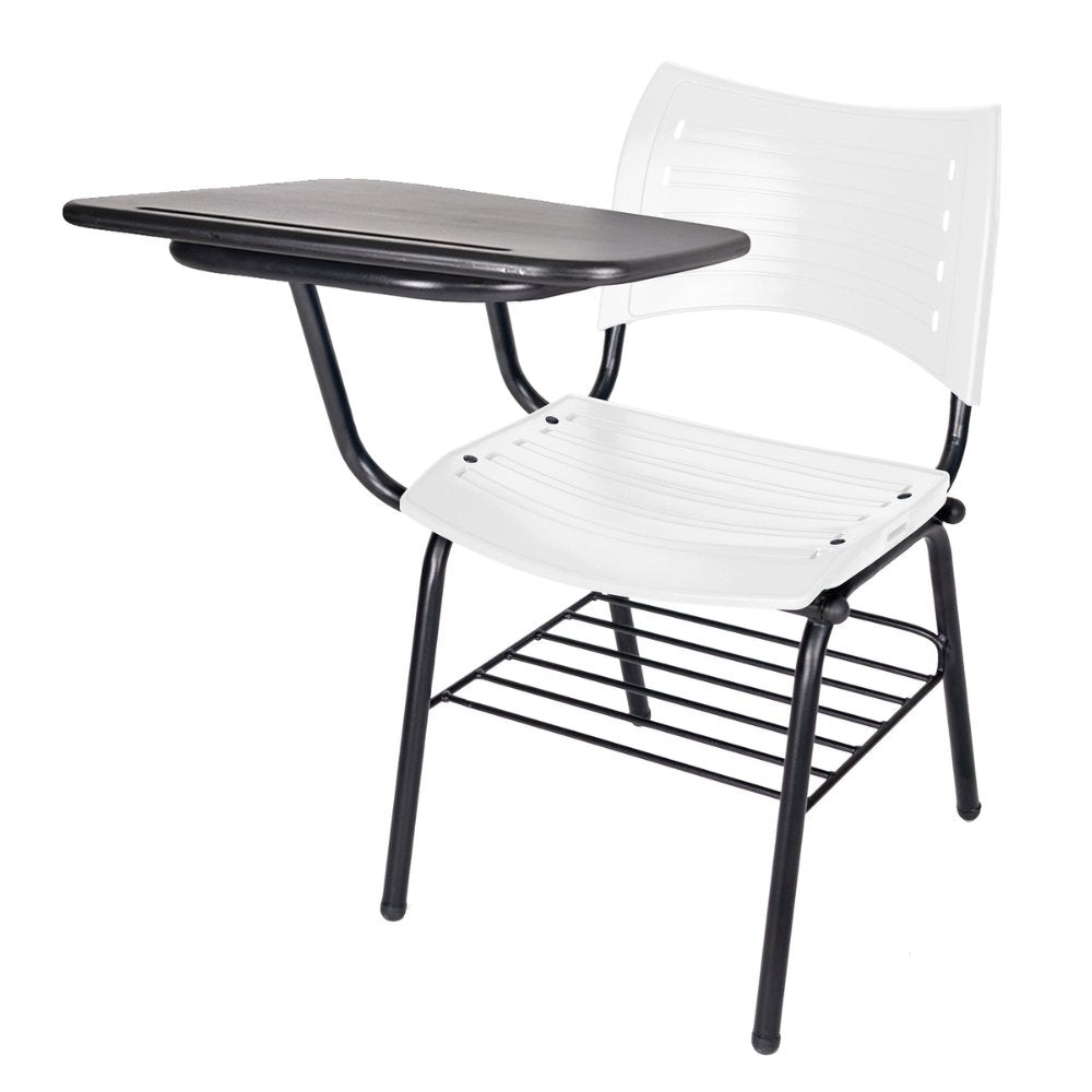 Offiho Pupitre Innova Ohp-2308 Escolar Polipropileno Con Paleta Base 4 Puntas Acero Uso Interior - OFFIHO - NOGAL BEAT - Sillas