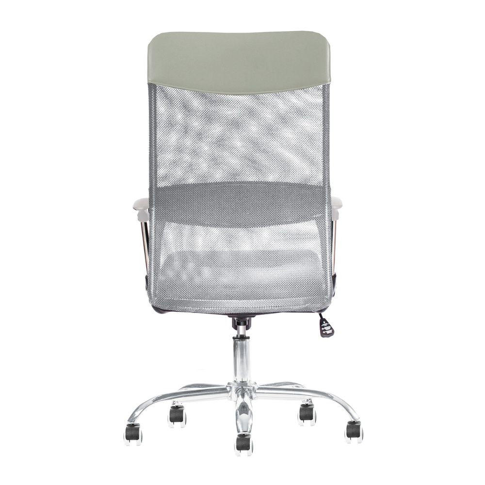 Offiho Silla Economalla Blanco Operativa Malla Blanca Base Estrella Rodajas Uso Interior - Economalla Blanco - OFFIHO - NOGAL BEAT - Sillas