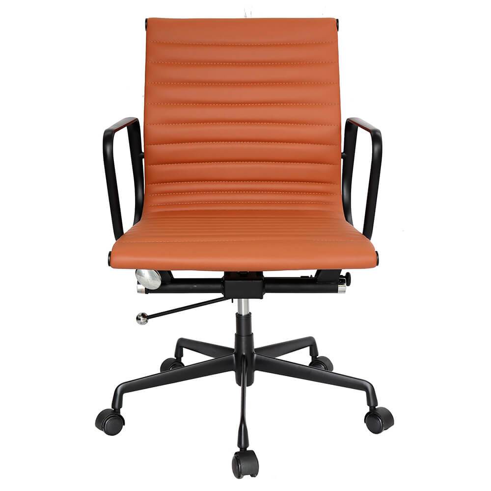 Offiho Silla Goetz Ohe-204 Oficina Tapiz Base Estrella Aluminio Fundido Uso Interior - OHE-204 - OFFIHO - NOGAL BEAT - Silla para oficina