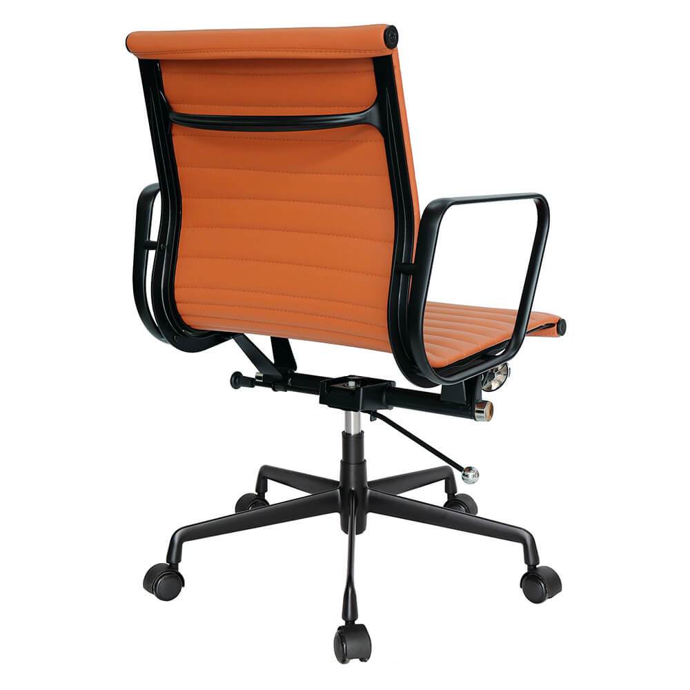 Offiho Silla Goetz Ohe-204 Oficina Tapiz Base Estrella Aluminio Fundido Uso Interior - OHE-204 - OFFIHO - NOGAL BEAT - Silla para oficina