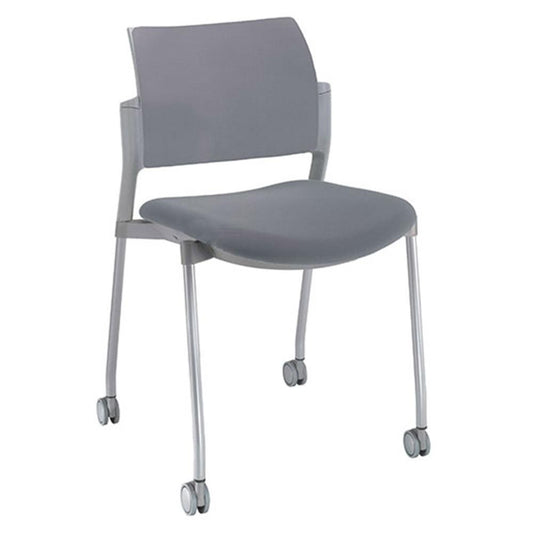 SILLA OFFIHO KYOS OHV-330 | Silla Sala Conferencias Juntas | Base con Rodajas| Asiento y Respaldo Tapizado | Interior | Visita Aulas Capacitación Institución Gubernamental