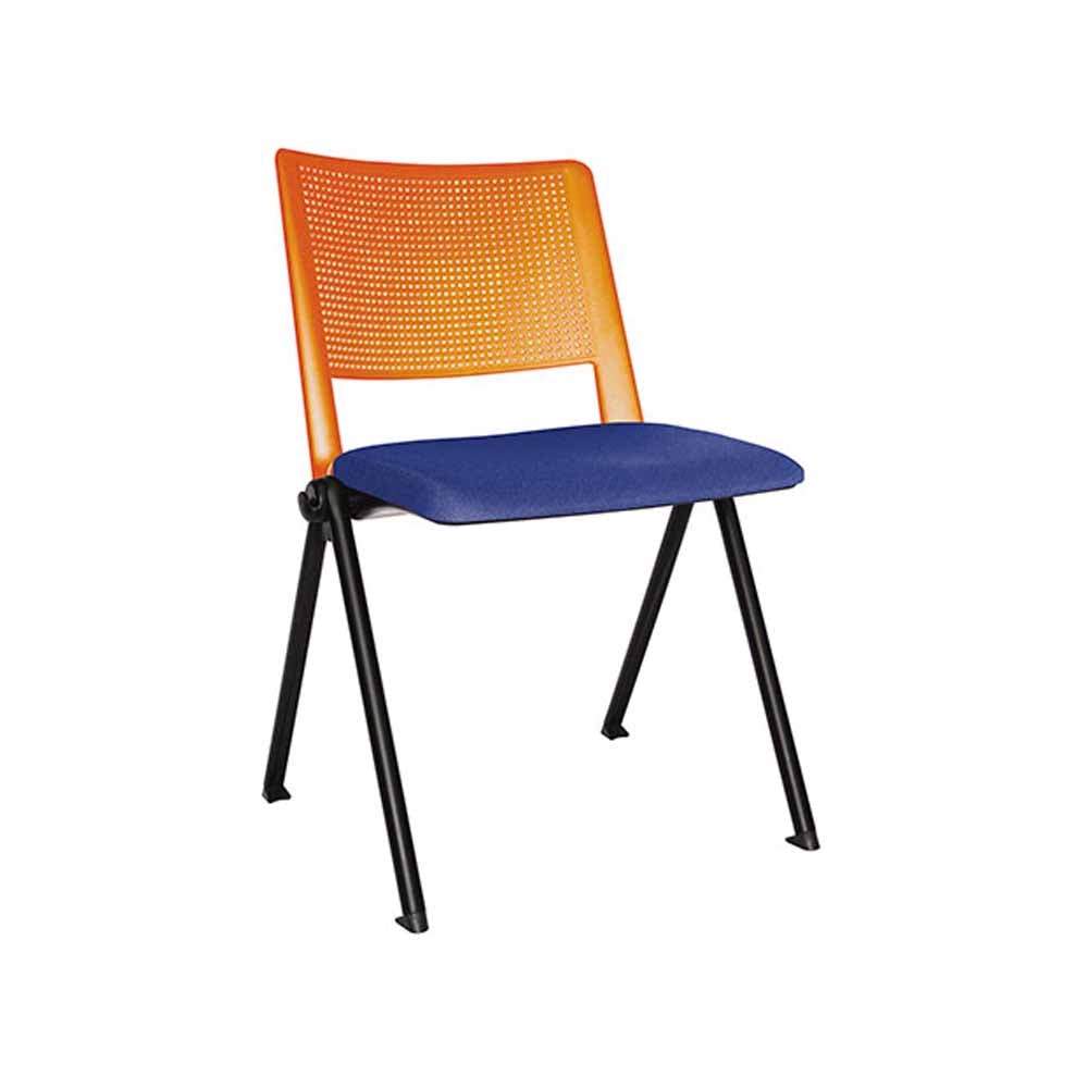 Offiho Silla Revolution Ohv-87 Respaldo Bastidor En Polipropileno Asiento Tapizado Estructura De Acero Tubular De 1" De Diámetro Calibre 16 - OHV-87 - OFFIHO - NOGAL BEAT - Sillas