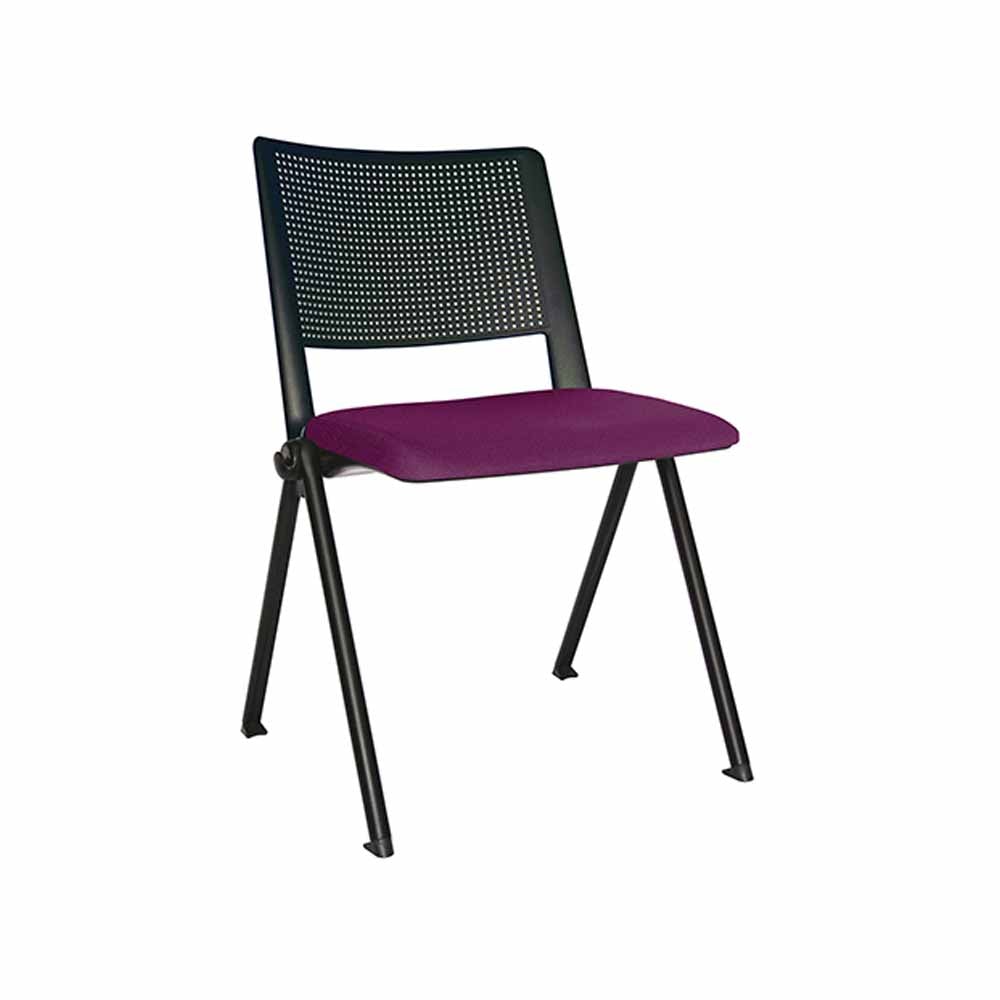 Offiho Silla Revolution Ohv-87 Respaldo Bastidor En Polipropileno Asiento Tapizado Estructura De Acero Tubular De 1" De Diámetro Calibre 16 - OHV-87 - OFFIHO - NOGAL BEAT - Sillas