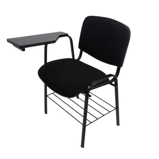 Pupitre para Aula de Capacitación - NOGAL BEAT ISO ESCOLAR - Asiento y Respaldo Tapizado - Iso escolar - MOBILIARIO EN MOVIMIENTO - NOGAL BEAT - Sillas de Capacitación