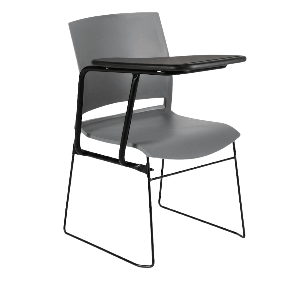 Pupitre Para Aula De Clases - ALBAR A - 600NP - Varios Colores - Asiento y Respaldo En Polipropileno - A-600NP - ALBAR - NOGAL BEAT - Sillas de Capacitación