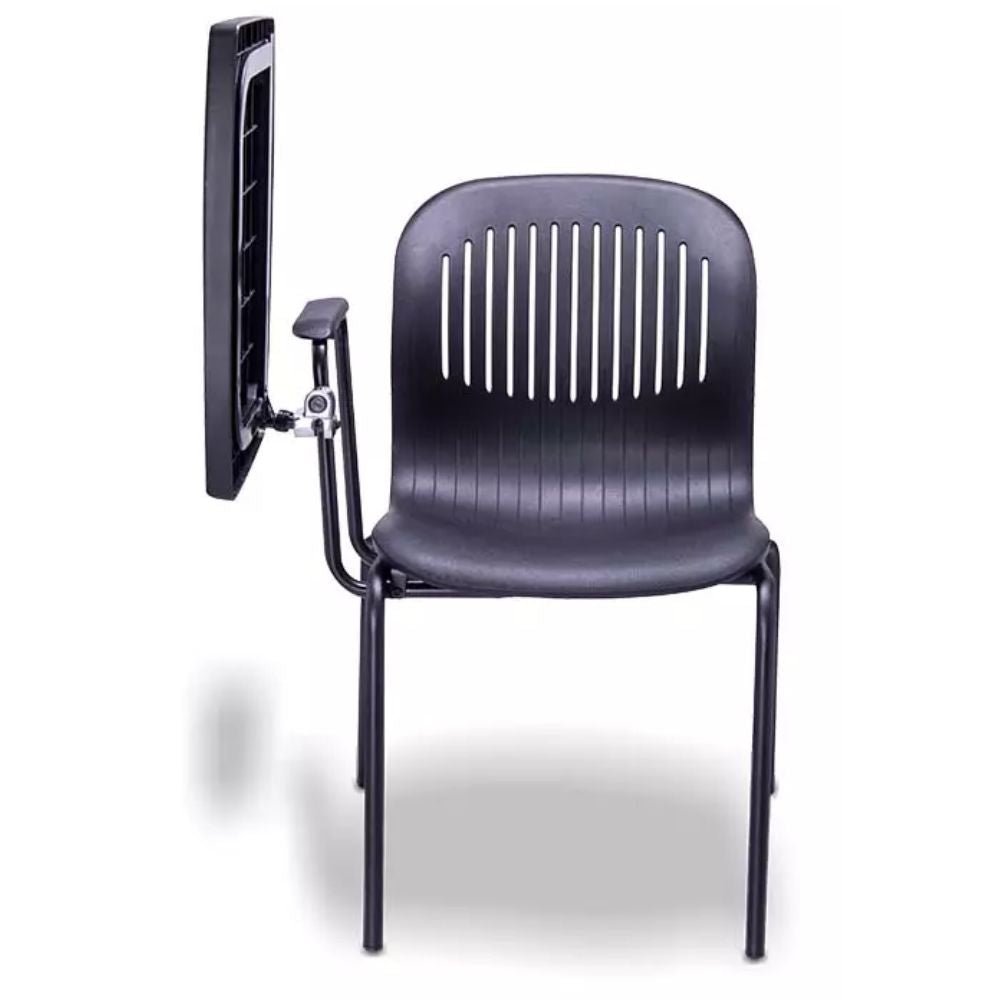 PUPITRE REQUIEZ BUTACA UNIVERSITARIA DE LUJO RE - 981 | Pupitre Diseño Ergonómico Espacios Capacitacion | con Paleta | Negro | Polipropileno | Interior - RE - 981 - Requiez - NOGAL BEAT -