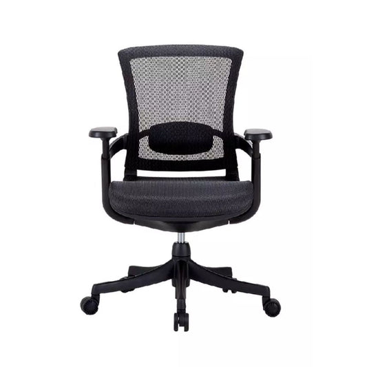 Requiez Silla Skate Task Estructura Blanca Mesh RM-9025 Base Estrella Nylon Reforzado - RM-9025N/N - Requiez - NOGAL BEAT -