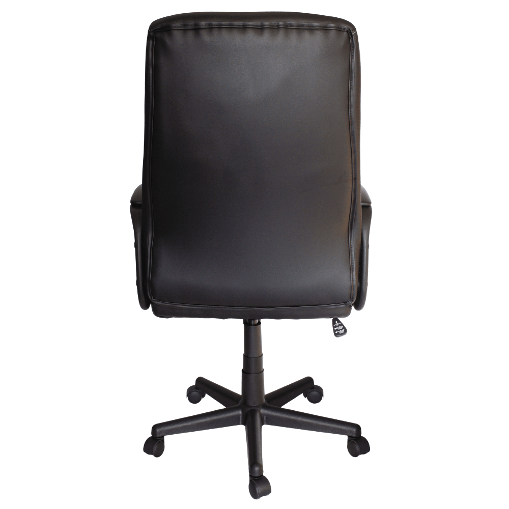 Silla de Oficina Directiva Ergonómica - OFFIHO RIMINI - Negro - Asiento y Respaldo Tapizados - RIMINI - OFFIHO - NOGAL BEAT - Silla Directiva